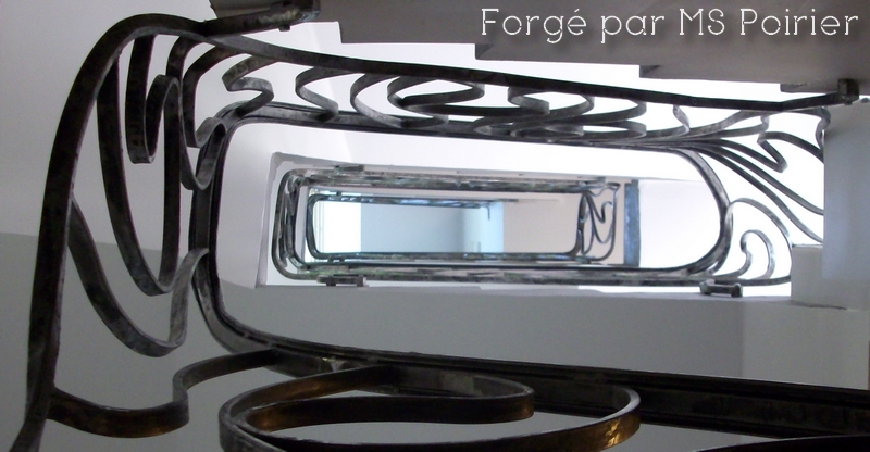 ferronnerie pour hotel particulier design, d&eacute;billardage sur 3 &eacute;tages