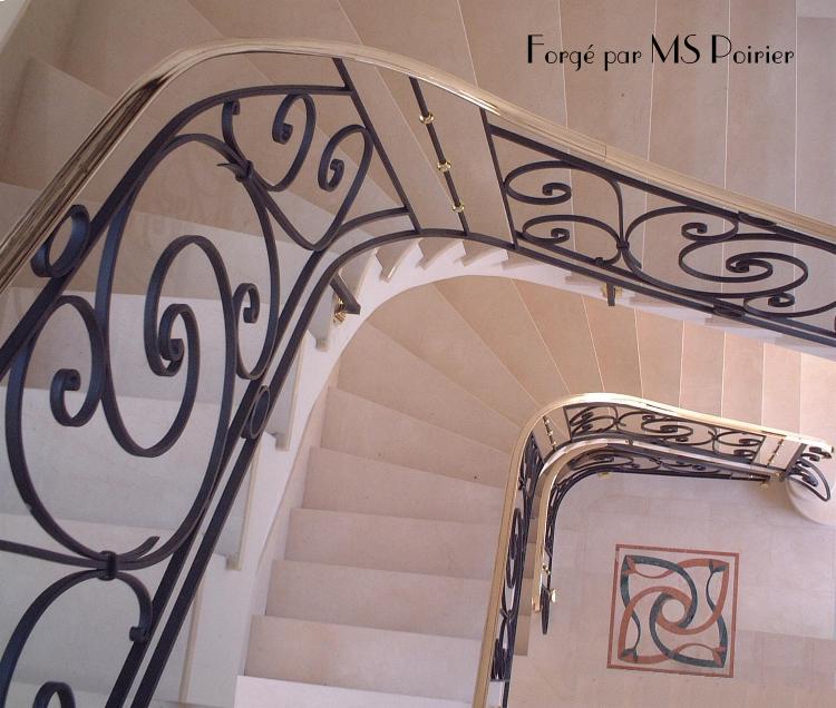 rampe d'escalier